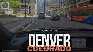 Scenic Driving Tour of Denver Colorado  Explore the MileHigh City [upl. by Duff]