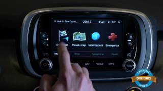 Fiat 500X  Guida allo uConnect radio Nav [upl. by Dnaltiak]