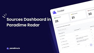 Data Source Freshness with Paradime Radar Complete Sources Dashboard Tutorial [upl. by Rebeh]