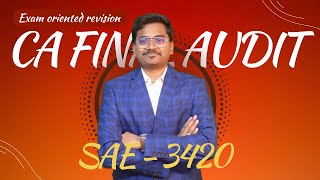 SAE 3420 CA Final Audit New syllabus  Assurance EngagementsCompilation of Proforma financial info [upl. by Nitsirk]