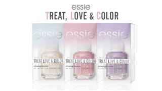 introducing the NEW Treat Love amp Color by essie experiencing dry brittle nails [upl. by Roach639]