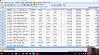 Colocar varios filtros en la misma variable gráficos y resúmenes de casos  Spss [upl. by Amalbergas]