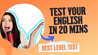 Test your english level in 20 mins englishtest [upl. by Faun]