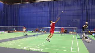 Final MS OpenGurbaksh SINGH Saini vs Victor Lai  2023 YONEX Atlantic Senior Elite [upl. by Repsac]