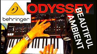 Behringer Odyssey beautiful ambient jam Nux Time core [upl. by Ahsytal]