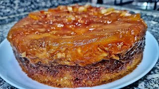 BOLO DE ABACAXI QUE SAI DO FORNO RECHEADO COM CREME DELICIOSO [upl. by Lyris356]