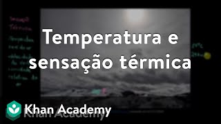 Temperatura e sensação térmica [upl. by Peregrine]