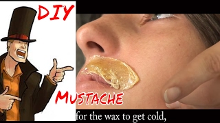 DIY sugar wax recipetutorial  how to wax upper lip [upl. by Elata]