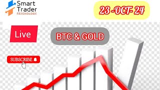 🎯 23rd October BTC and XAUUSD live analysis  Learn Technical analysis  BTC XAUUSD [upl. by Reimer]