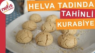 Helva Tadında Tahinli Kurabiye  Kurabiye Tarifi  Nefis Yemek Tarifleri [upl. by Githens]