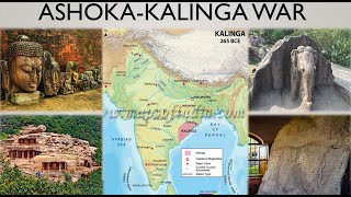 AshokaKalinga WarAncient Odisha 21 OdishaHistory MauryaDynasty Ashok Kalinga OSSC OAS ASO [upl. by Honeywell]