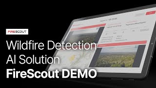 Wildfire Detection AI Solution FireScout Demo l ALCHERA [upl. by Anatnahs31]