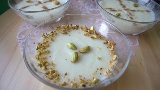 mhalbi  creme au riz dessert algerien pour ramadan [upl. by Uolyram]