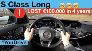 Mercedes S 350 d 4Matic Long W222 POV Test Drive  Acceleration 0200 kmh [upl. by Eniamreg703]