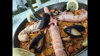 Paella de marisco  dalla Spagna con gusto [upl. by Oreste]