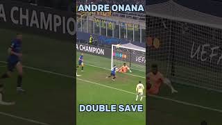 Andre Onana Double Save [upl. by Ytoc]