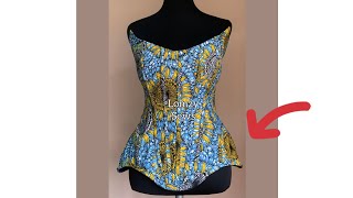 CORSET MAKING TUTORIAL  SEWING TECHNIQUE [upl. by Corly]