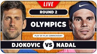 DJOKOVIC vs NADAL • Paris Olympics 2024 • LIVE Tennis Play by Play Stream [upl. by Jola]