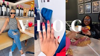 VLOG Nail appointment Baby shower Ladies night Lunch with my aunt etc [upl. by Aicyle517]