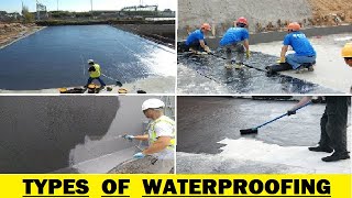 Types of Waterproofing [upl. by Avivah]