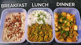 Meal Prep 3000 calories in 30mins   BULKING DIET  • PURE VEG 🇮🇳 [upl. by Aihsiek]