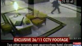 4 terrorists inside the Trident Hotel  2611 Mumbai attacks CCTV footage [upl. by Feldstein684]