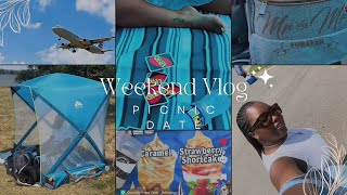 Picnic date on the hottest day of the year Weekend Vlog  Fathers Day  Gravelly Point Park in VA [upl. by Uzzia]