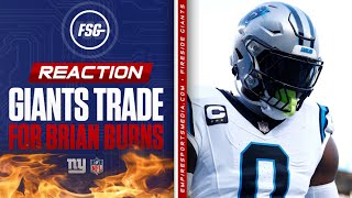 Giants Acquire Brian Burns in Blockbuster Deal  Jermaine Eluemunor Great Value Signing  Reaction [upl. by Tufts474]