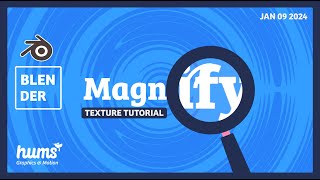 Blender  Texture Tutorial  Magnifying Glass [upl. by Calva]