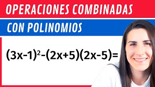 OPERACIONES con POLINOMIOS ❎ Ejercicios con Polinomios [upl. by Koch]