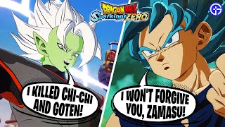 Fused Zamasu Meet Other Characters Special Interaction  Dragon Ball Sparking Zero [upl. by Llenrod995]