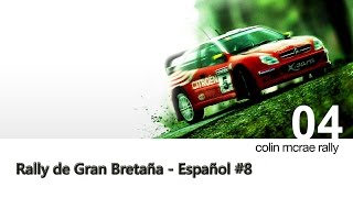 Colin McRae Rally 04 PC  Rally de Gran Bretaña  Español 8 [upl. by Avirt]