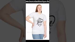 Live Love Let Go t shirt  the freedom to be you free and fearless  wwwbouncebackboutiqueshop [upl. by Ainahs]