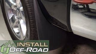 Protecting the RAMs paint 20092018 Dodge Ram 1500 Husky Liners Rear Mud Guards Install [upl. by Oletha]