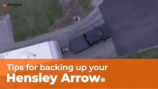 Tips on Backing Up with your Hensley Arrow [upl. by Aivon]