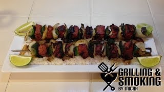 Beef Kabobs on the Weber Kettle [upl. by Munsey]