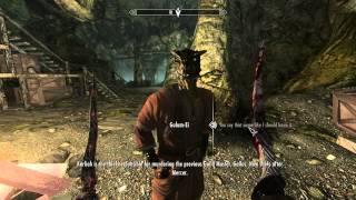 HD Lets Play Skyrim 244 Brinewater Grotto [upl. by Pegma]