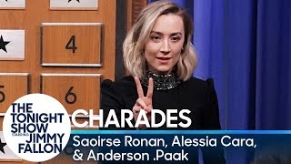 Charades with Saoirse Ronan Alessia Cara and Anderson Paak [upl. by Mcmath]