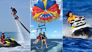 Thrilling Water Sports Activities in Tanjung Benoa Bali [upl. by Annahgiel]