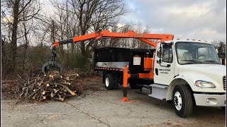 Brush Truck moving some bulky trash materials [upl. by Verla725]