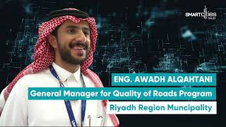 Exhibitor Interview Eng Awadh Alqahtani General Manager Riyadh Region Municipality [upl. by Reprah]