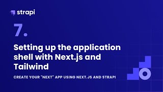 Setting up the application shell with Nextjs and Tailwind [upl. by Amyas872]