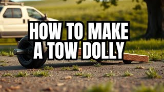 DIY Guide Building Your Own Car Tow Dolly [upl. by Swiercz]