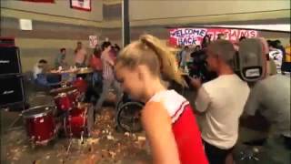 Behind The Scenes  Glee  The Food Fight [upl. by Shinberg336]