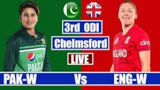 Live Pakistan Womens vs England Womens 3rd Odi  Today Live Cricket Match Pakw vs Engw livecricket [upl. by Bartley973]