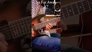 So Far Away  Avenged Sevenfold  Melody Guitar Cover shorts [upl. by Yelreveb]