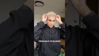 SHORT BLONDE WIG FOR MEN 🔥😱  wig install tutorial buzzcut hairstyle wigs wiginstall [upl. by Enihpets847]