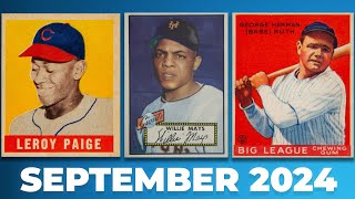 TOP 25 Highest Selling Baseball Cards  September 2024 [upl. by Ardnuek]