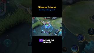 Silvanna Tutorial ✅✅  Secret Build Silvanna  mlbb Highest damage fighter mlbbsilvanna mlbbshorts [upl. by Allimak]