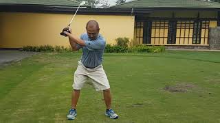 Driving Iron Shot  Taman Dayu Golf Club East Java Indonesia [upl. by Desmond504]